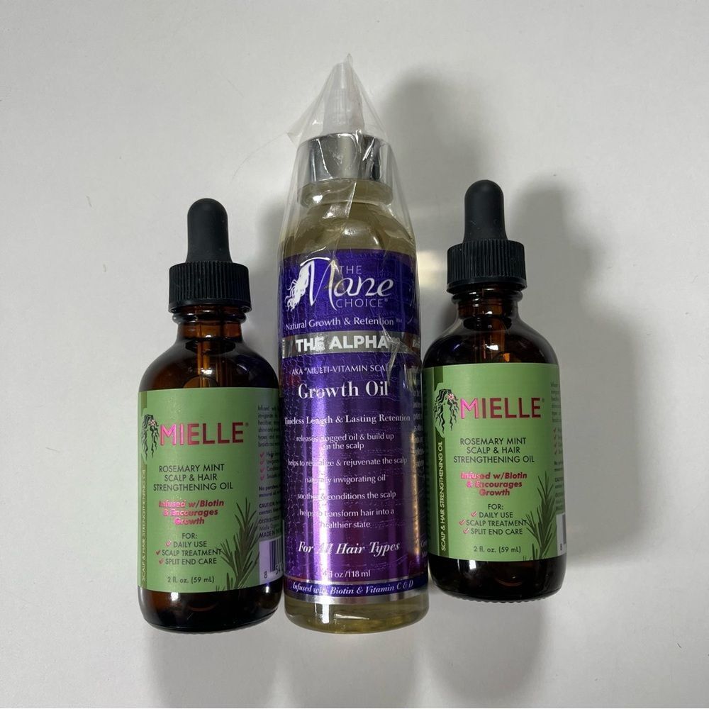 Brand New Viral TikTok Hair Gowth Bundle Rosemary Oil